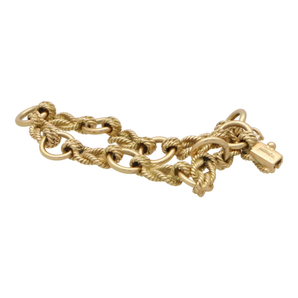 Vintage Hermès Knot Link Bracelet