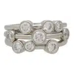 Contemporary Diamond Bubble Ring (Medium Model)