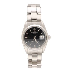 Vintage 1965 Rolex Oyster Perpetual Date Black Dial Watch