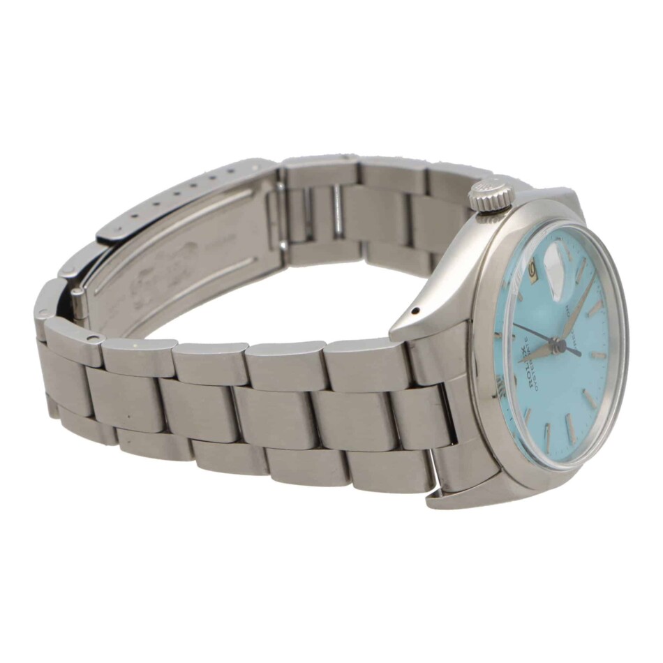 Vintage 1960 Manual Rolex OysterDate Custom Tiffany Watch