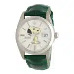 Vintage 1984 Manual Rolex Oyster Date Watch with Custom Snoopy