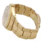 Vintage 1980 Solid Gold Rolex Oyster Perpetual Date Watch