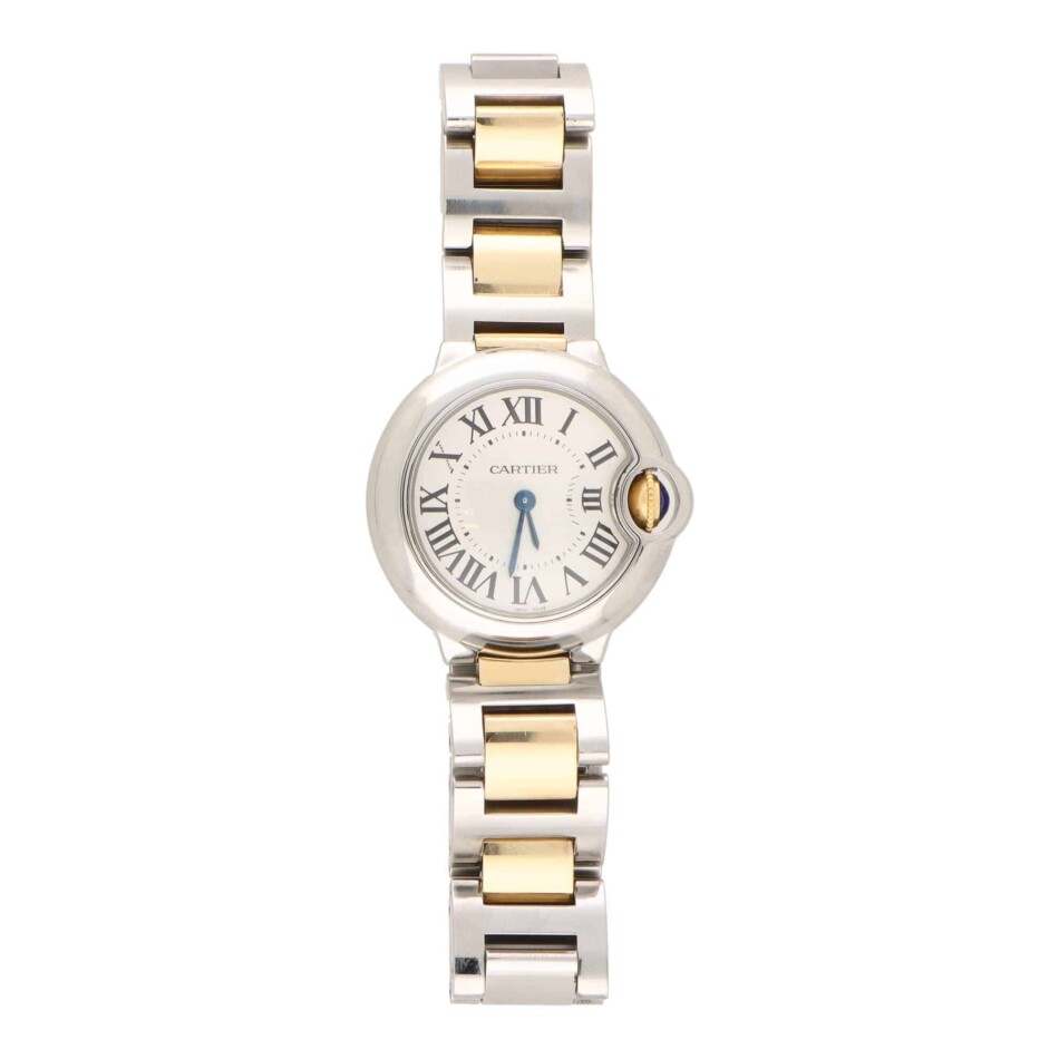 Vintage Cartier Ballon Bleu Yellow Gold and Steel Watch