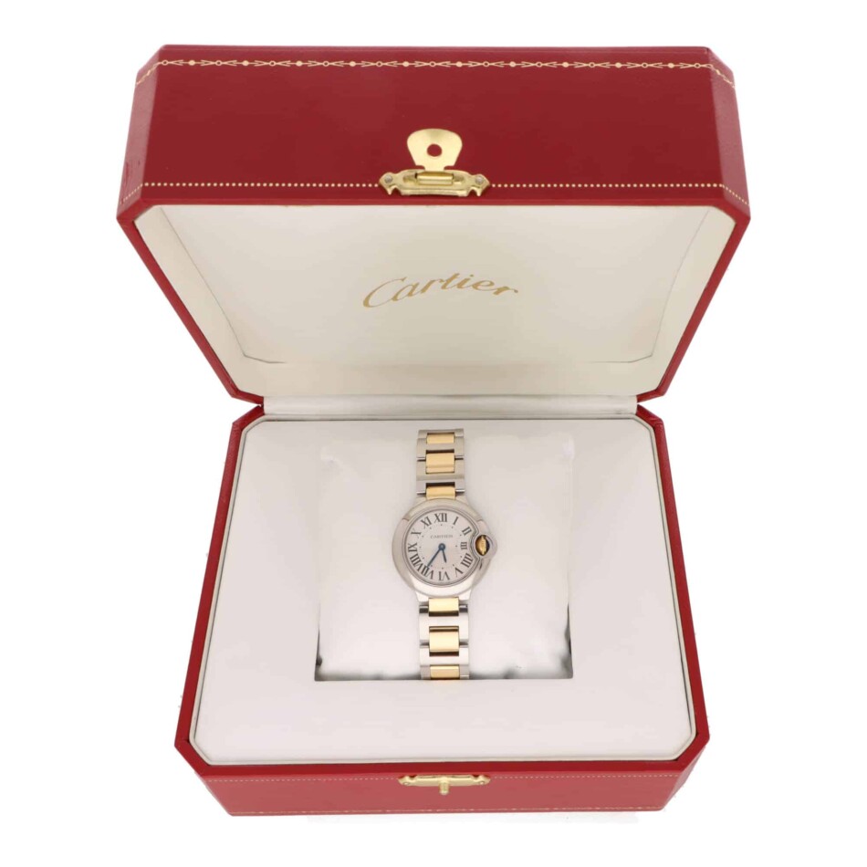 Vintage Cartier Ballon Bleu Yellow Gold and Steel Watch