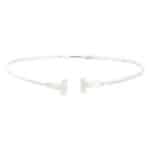 Vintage Tiffany & Co. ‘Tiffany T’ Bangle in White Gold