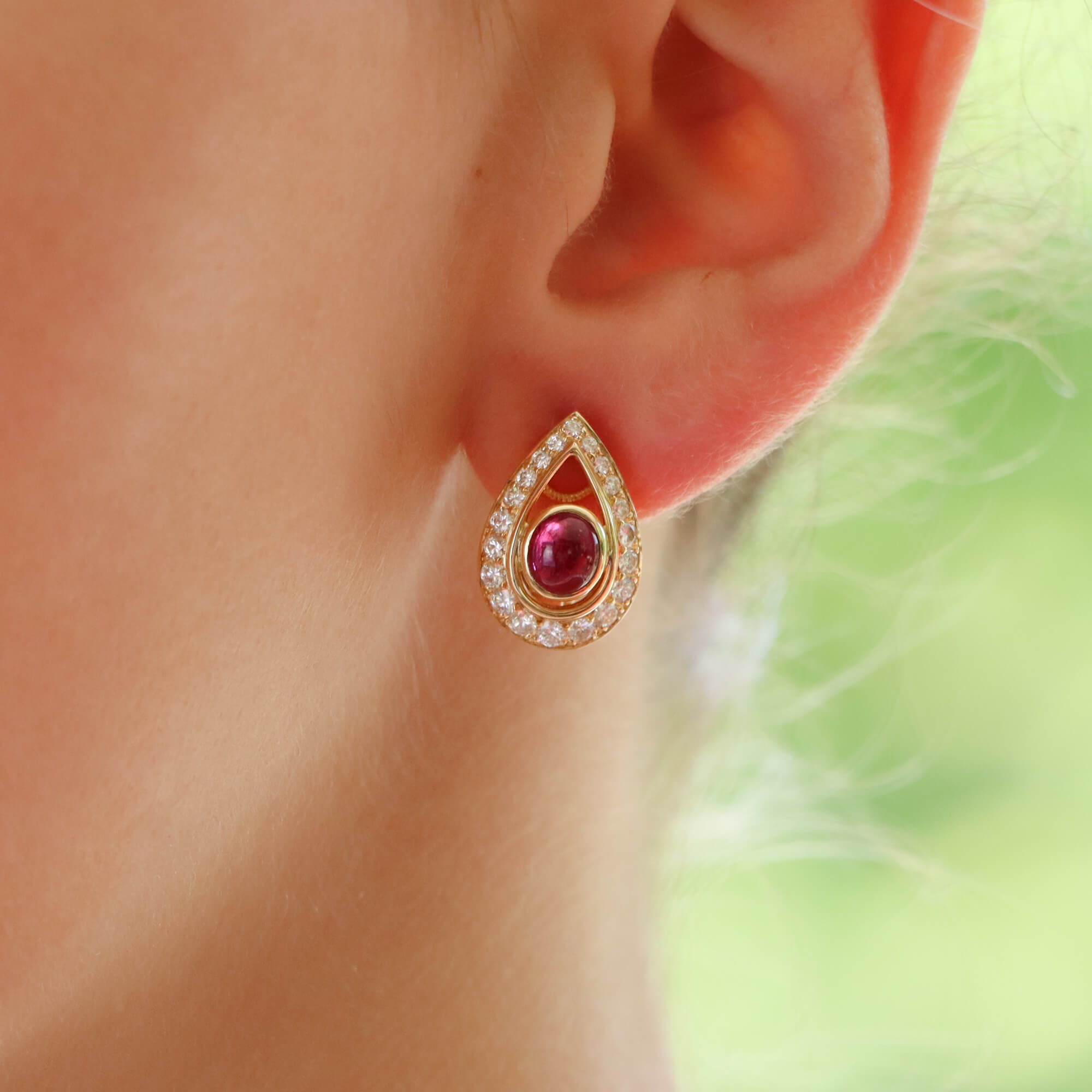 Cartier clearance ruby earrings