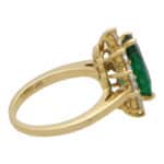 Vintage Tiffany & Co. Pear Cut Emerald Cluster Ring