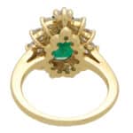 Vintage Tiffany & Co. Pear Cut Emerald Cluster Ring