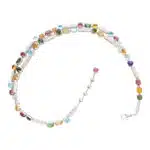 Vintage Bulgari Multi Gem and Diamond Allegra Necklace