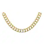 Vintage Tiffany & Co. Twisted Heart Flat Curb Link Necklace