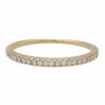 Vintage Half Eternity Band in Yellow Gold