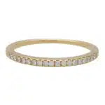 Vintage Half Eternity Band in Yellow Gold