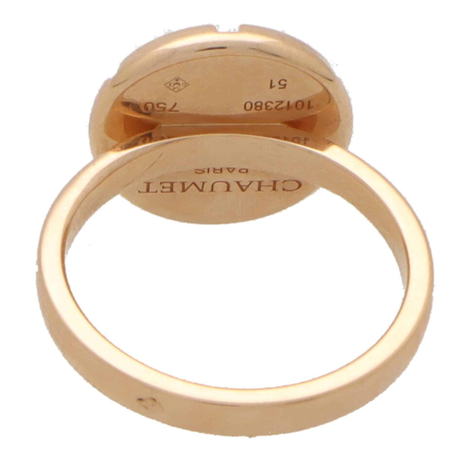 Vintage Chaumet Smoky Quartz and Diamond Class One Ring