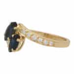 Vintage Cartier Toi-Et-Moi Marquise Sapphire and Diamond Ring