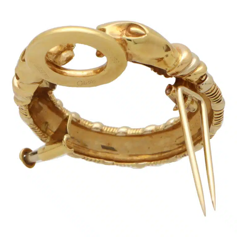 Vintage Cartier Double Headed Panther Brooch