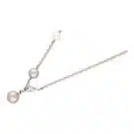 Vintage Cartier Pearl and Diamond Lariat Necklace