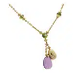Vintage Bvlgari Amethyst, Peridot and Diamond Necklace