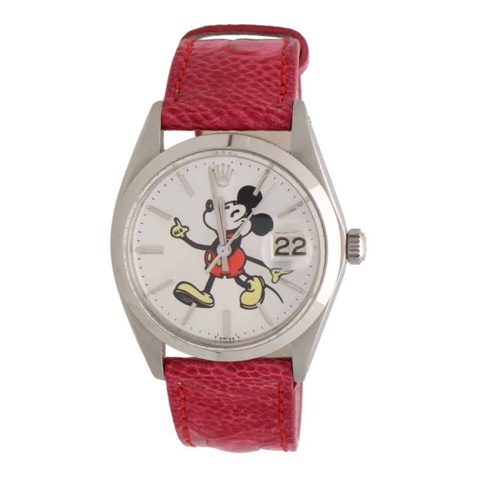 Vintage Rolex OysterDate Precision Custom Mickey Mouse Dial