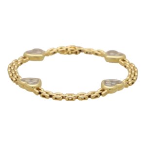 Vintage Chopard 'Happy Diamonds' Link Bracelet