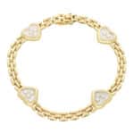 Vintage Chopard 'Happy Diamonds' Link Bracelet