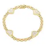 Vintage Chopard 'Happy Diamonds' Link Bracelet