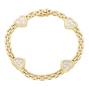 Vintage Chopard 'Happy Diamonds' Link Bracelet