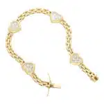Vintage Chopard 'Happy Diamonds' Link Bracelet