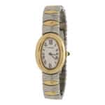 Vintage Cartier Baignoire Steel and Gold Watch