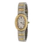 Vintage Cartier Baignoire Steel and Gold Watch