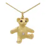Vintage Tiffany & Co. Teddy Bear Sapphire and Diamond Necklace
