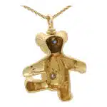 Vintage Tiffany & Co. Teddy Bear Sapphire and Diamond Necklace