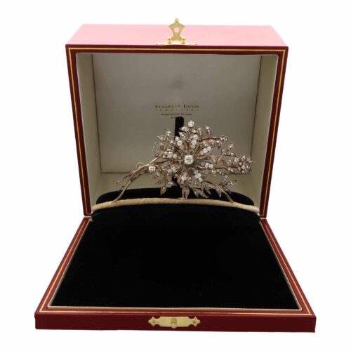Victorian En Tremblant Diamond Tiara