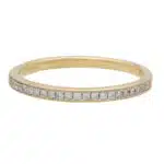 Vintage Half Eternity Band in Yellow Gold