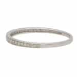 Vintage Half Eternity Band in White Gold