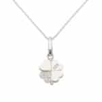 Vintage Cartier Diamond Clover Charm