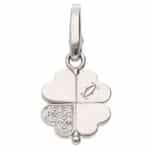 Vintage Cartier Diamond Clover Charm