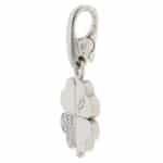 Vintage Cartier Diamond Clover Charm