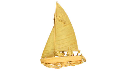 Sailing Boat Brooch