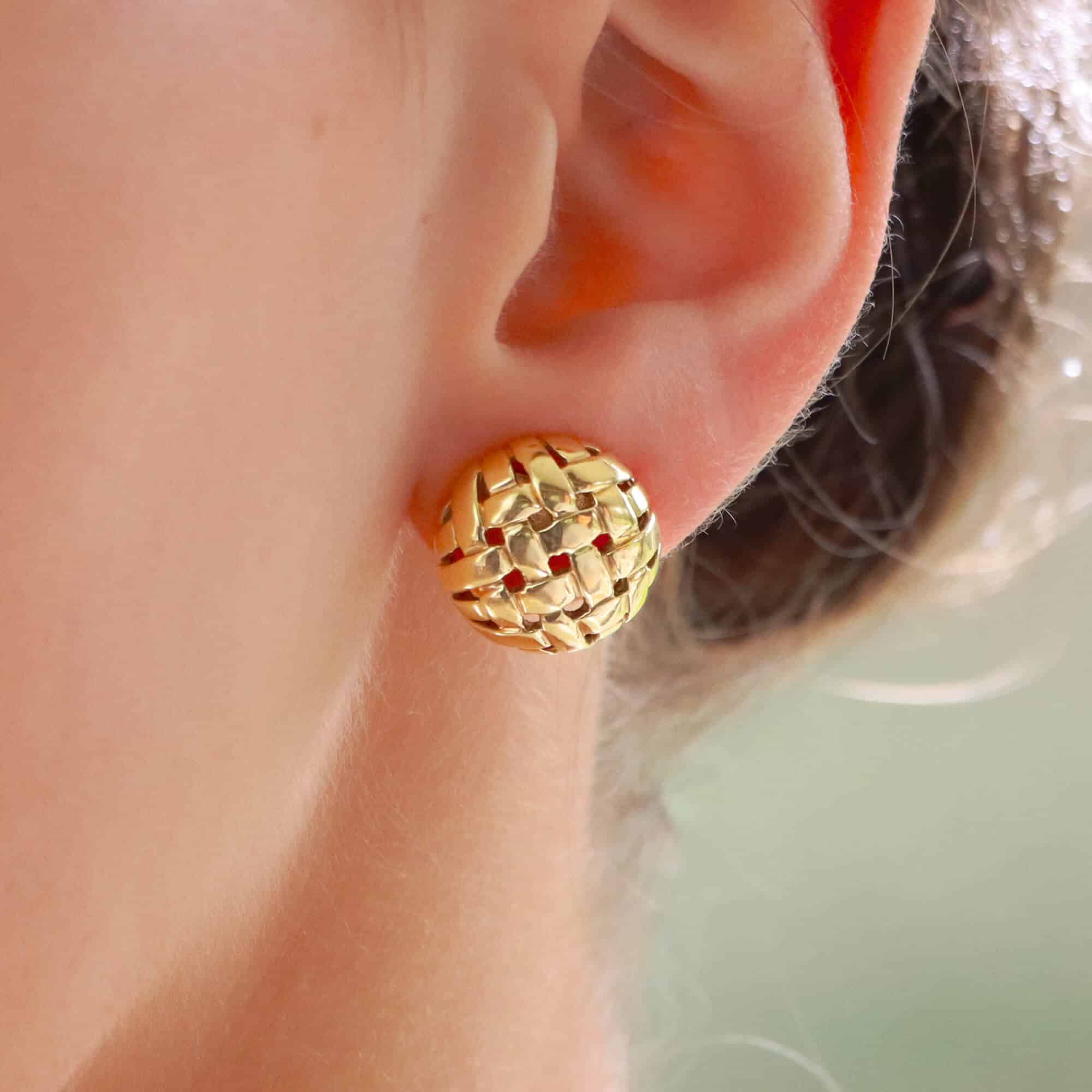 Tiffany ball stud earrings sale