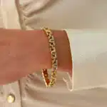 Vintage Bvlgari Parentesi Diamond Link Bracelet