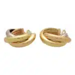 Vintage Cartier Trinity Hoop Earrings