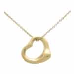 Vintage Elsa Peretti for Tiffany & Co. Open Heart Pendant