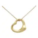 Vintage Elsa Peretti for Tiffany & Co. Open Heart Pendant