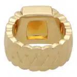 Vintage Cartier La Dona Madeira Citrine Ring