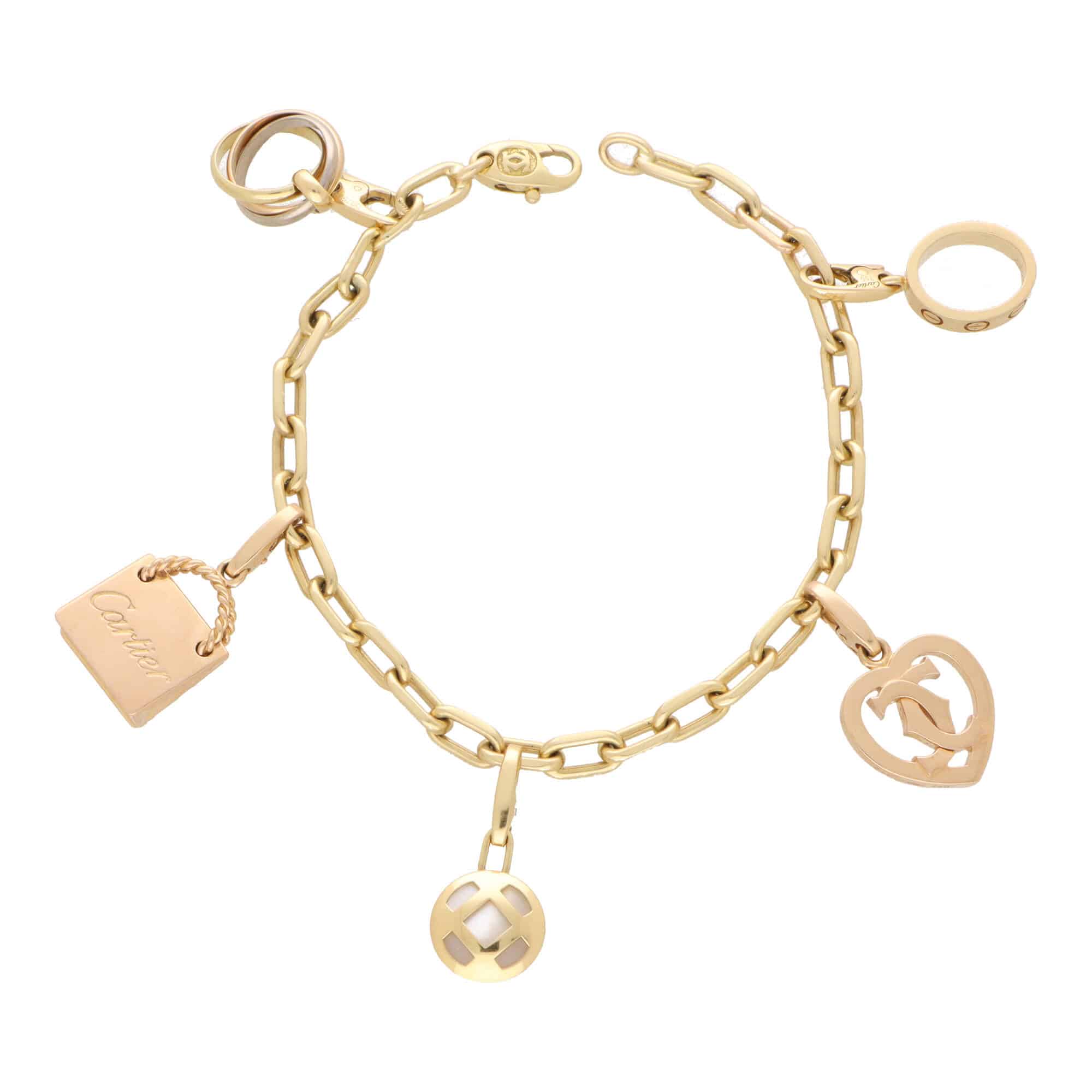 Vintage Cartier Charm Bracelet at Susannah Lovis Jewellers