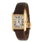 Vintage 18 carat gold Cartier Tank Louis Wrist watch