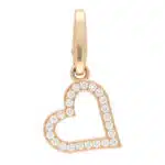 Vintage Cartier Diamond Heart Charm