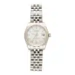 Vintage 2015 Rolex Oyster DateJust Watch With Grey Dial