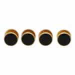 Vintage Onyx Dress Studs in 18k Yellow Gold