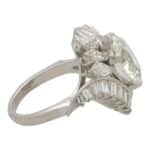 Vintage Old Marquise Cut Diamond Cluster Ring